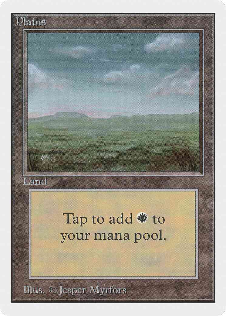 Plains [No Foreground Grass] [290] [Unlimited] [Non-Foil]