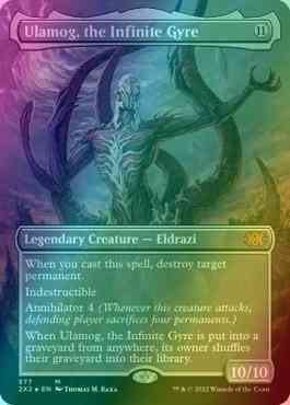 Ulamog, the Infinite Gyre [577] [Borderless] [Double Masters 2022] [Textured Foil]