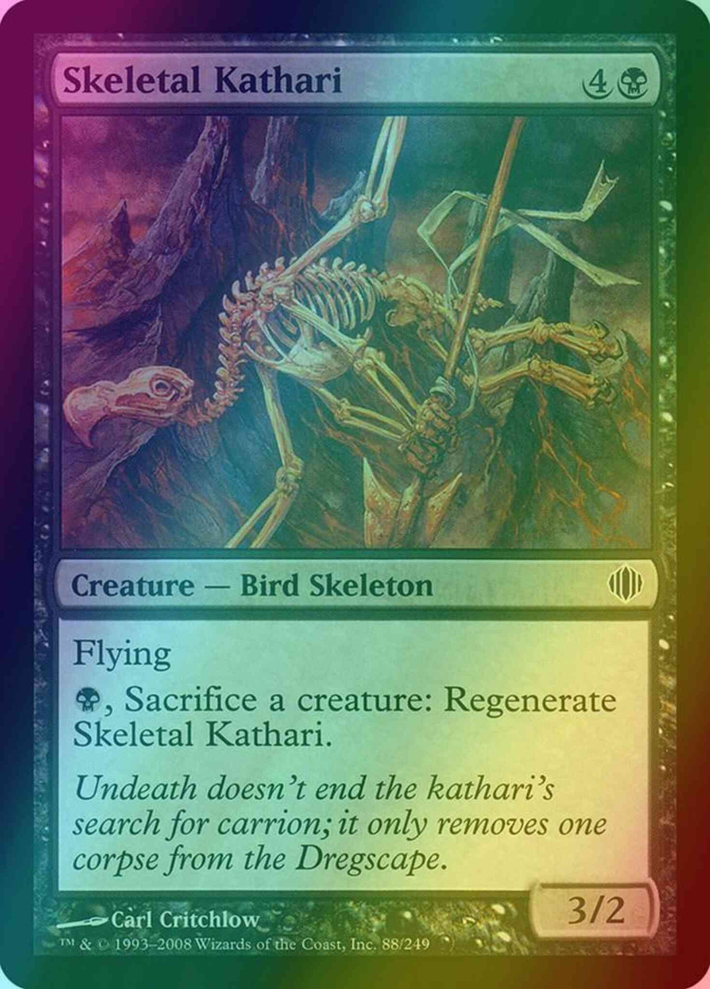 Skeletal Kathari [88] [Shards Of Alara] [Foil]