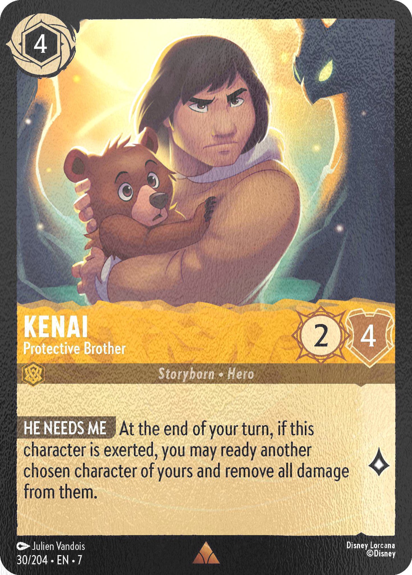 Kenai - Protective Brother - 30/204 [Archazia's Island] [Cold Foil]