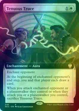 Tenuous Truce [95] [Extended Art] [Streets of New Capenna: Commander] [Foil]
