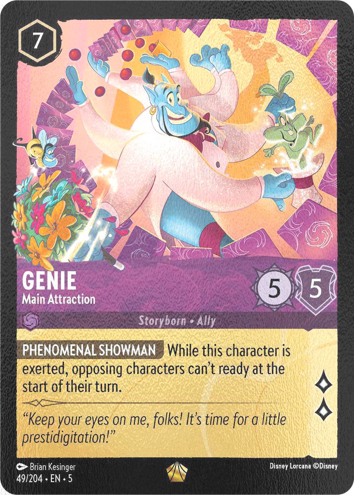 Genie - Main Attraction - 49/204 [Shimmering Skies] [Cold Foil]