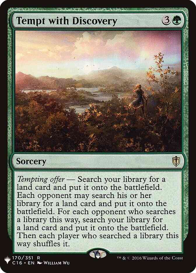 Tempt with Discovery [C16-170] [The List] [Non-Foil]
