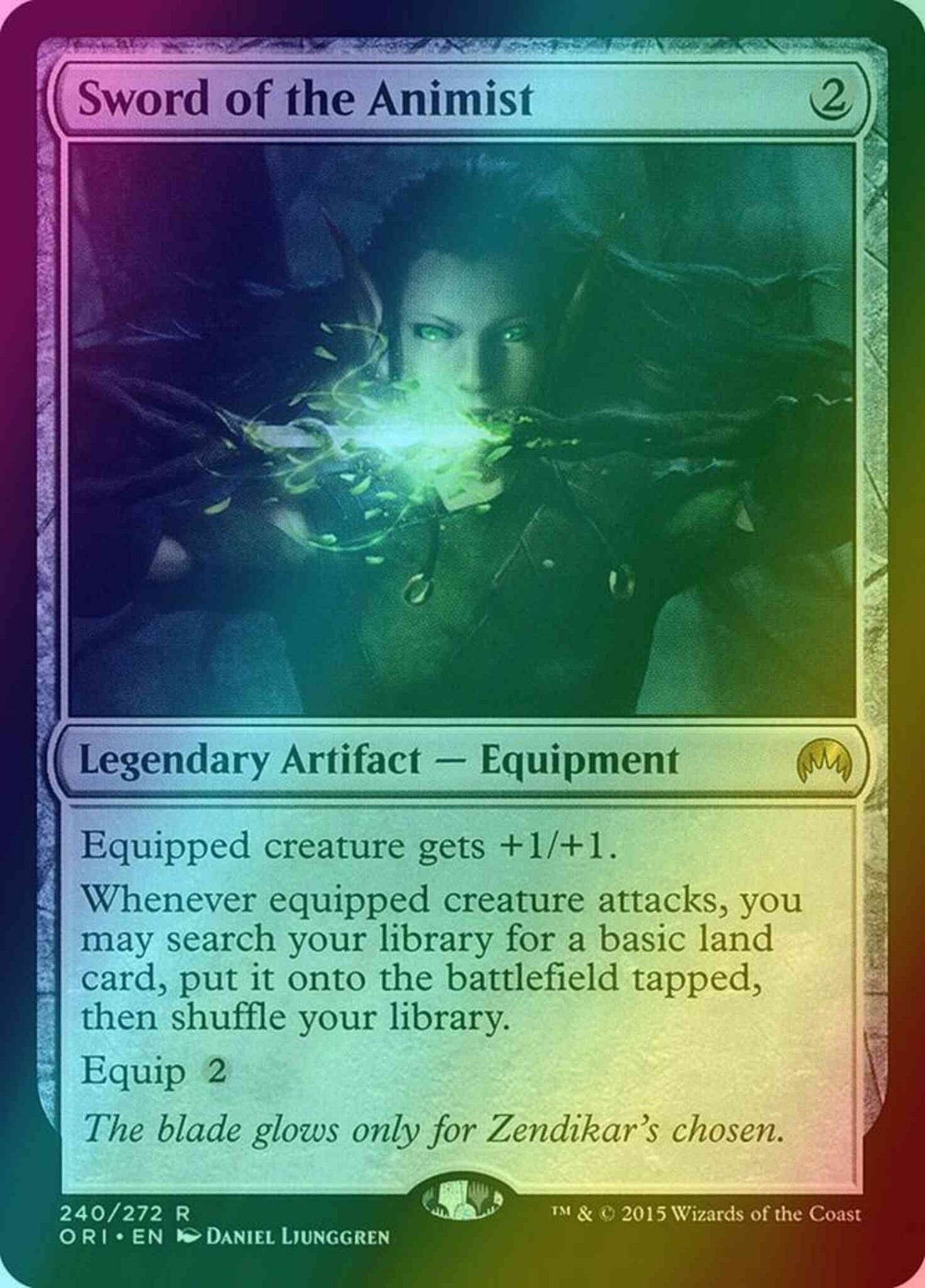 Sword of the Animist [240] [Magic Origins] [Foil]