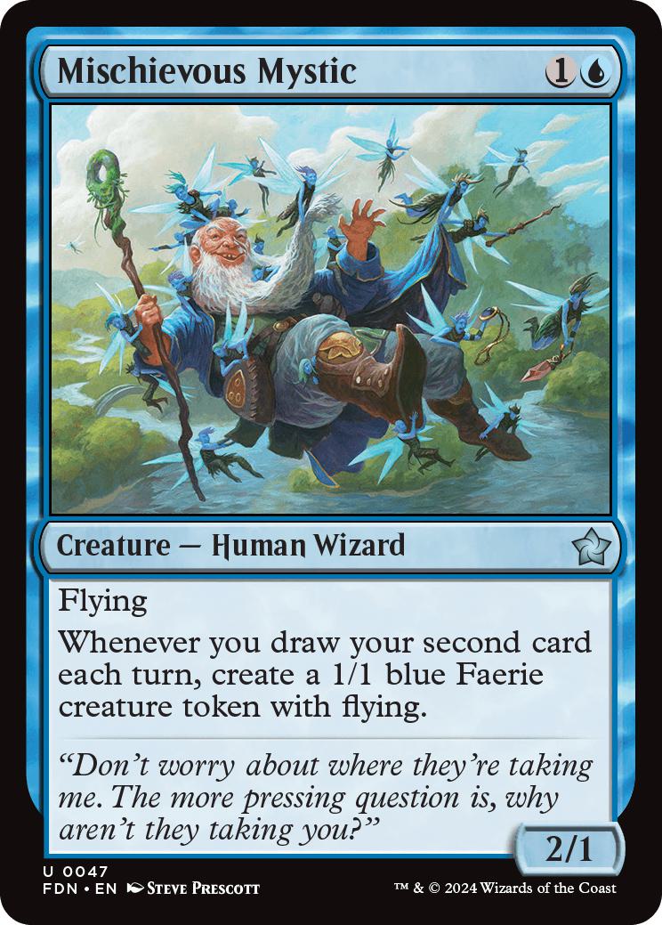 Mischievous Mystic [47] [Foundations] [Non-Foil]
