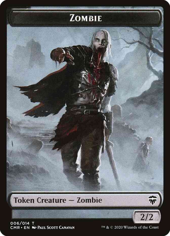 Zombie Token [06] [Commander Legends Tokens] [Non-Foil]