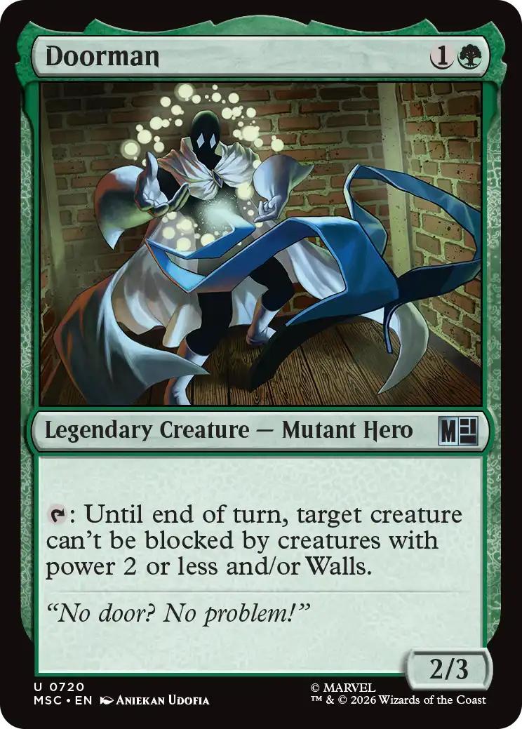 Doorman [720] [Jumpstart] [Marvel Super Heroes: Commander] [Non-Foil]