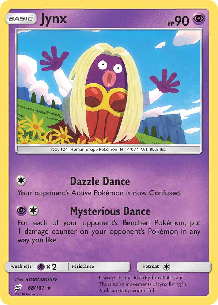 Jynx - 68/181 - Uncommon [sm9-68] [Reverse Holo]