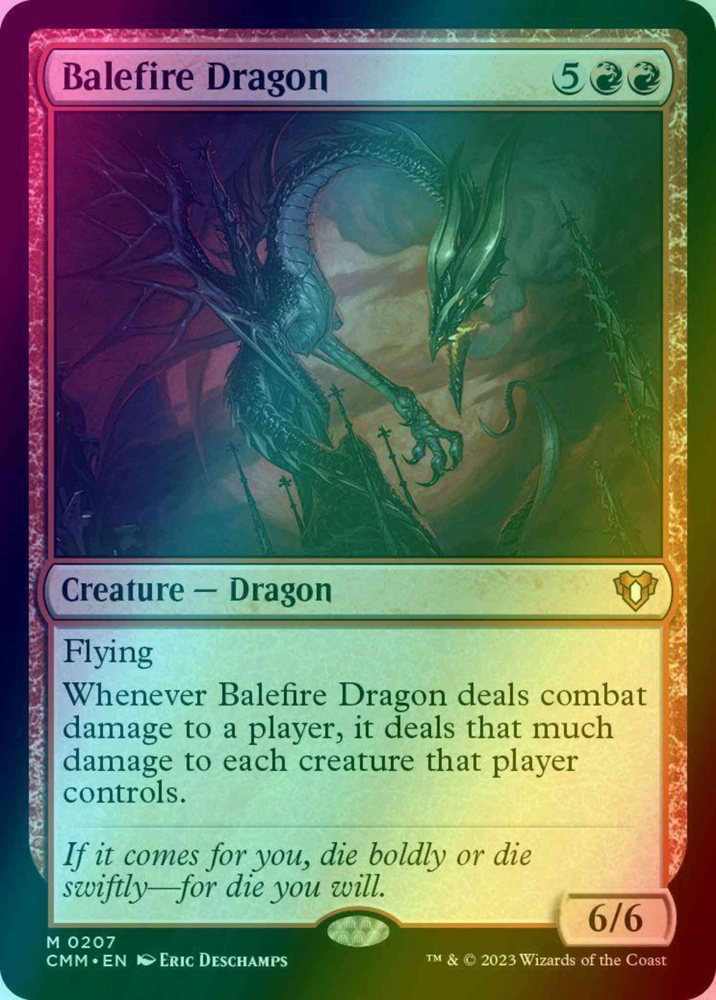 Balefire Dragon [207] [Commander Masters] [Foil]