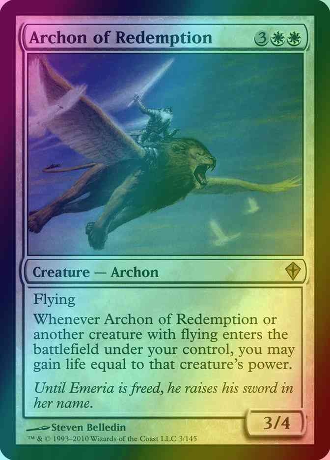 Archon of Redemption [3] [Worldwake] [Foil]