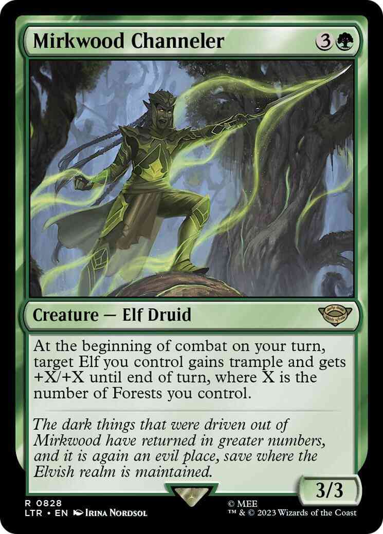 Mirkwood Channeler [828] [Jumpstart Exclusive] [The Lord of the Rings: Tales of Middle-earth] [Non-Foil]
