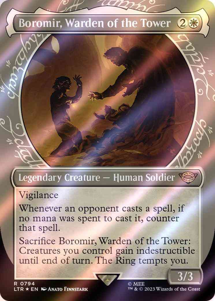 Boromir, Warden of the Tower [794] [Ring Showcase] [The Lord of the Rings: Tales of Middle-earth] [Surge Foil]