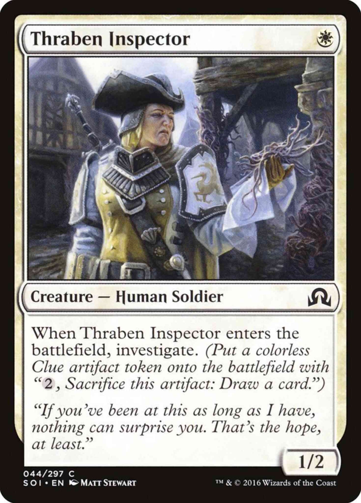 Thraben Inspector [44] [Shadows over Innistrad] [Non-Foil]