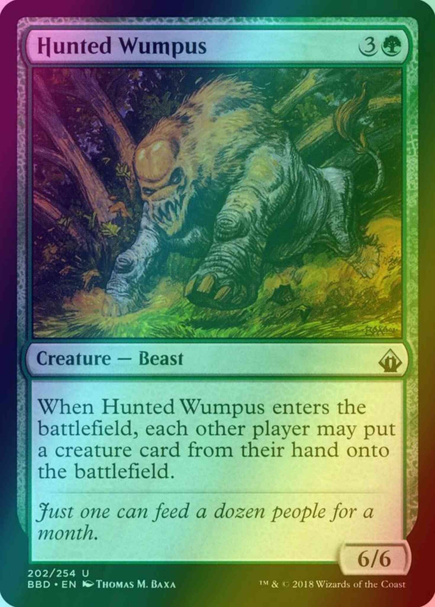 Hunted Wumpus [202] [Battlebond] [Foil]