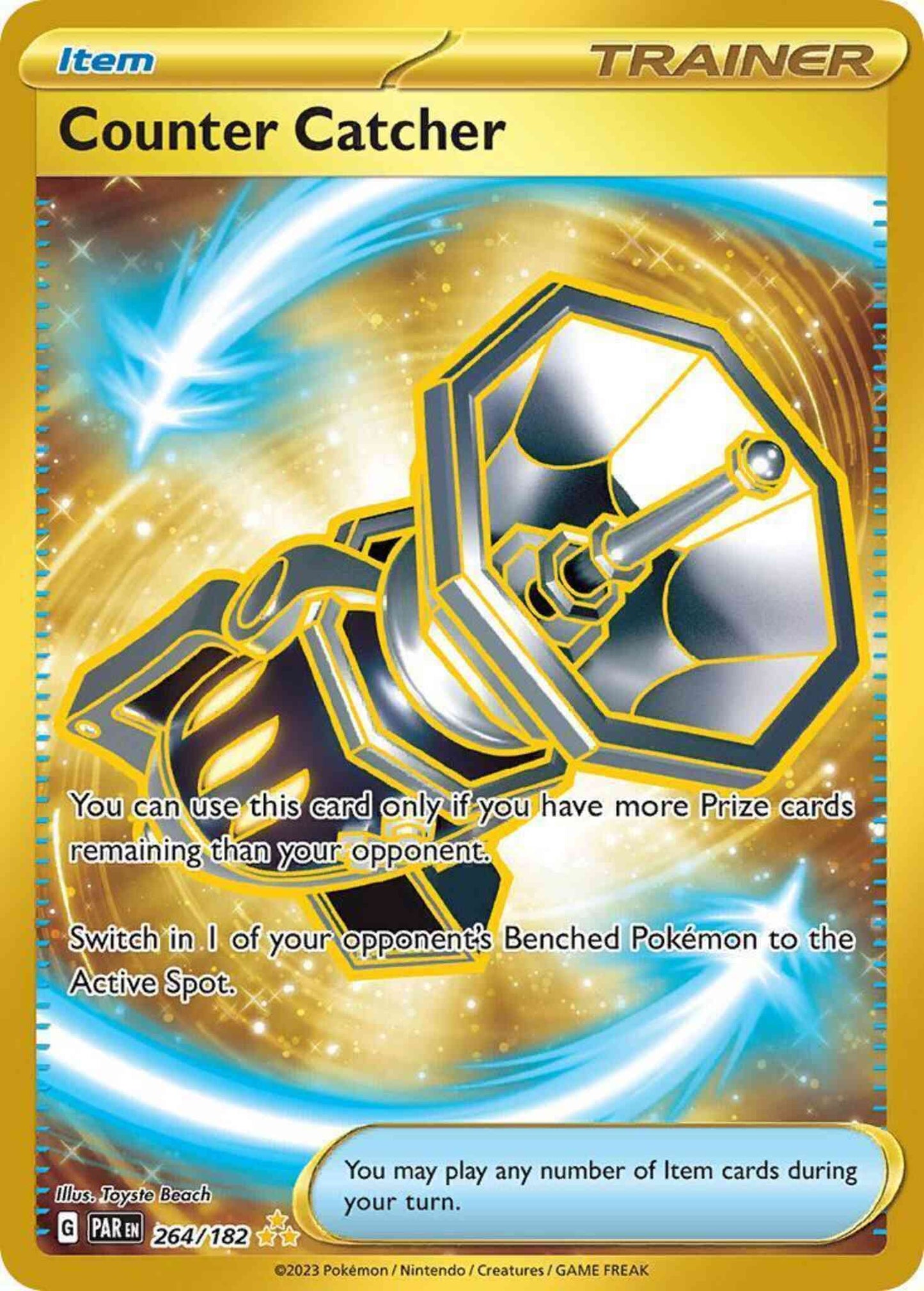 Counter Catcher - 264/182 - Hyper Rare [sv04-264] [Secret]