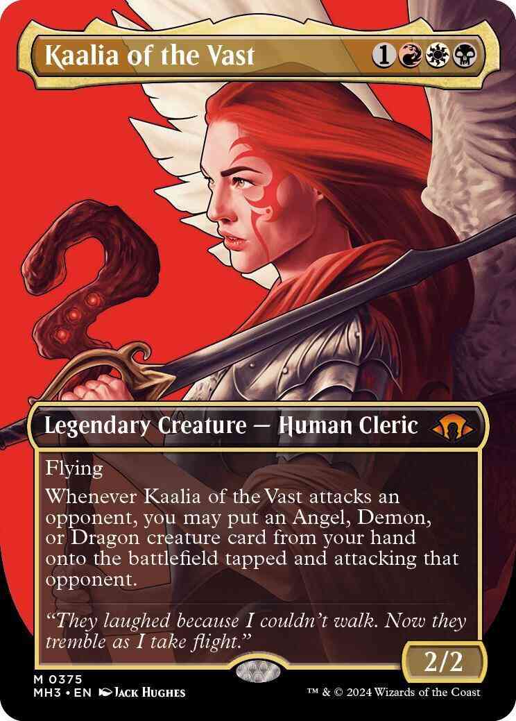 Kaalia of the Vast [375] [Borderless] [Profile] [Modern Horizons 3] [Non-Foil]
