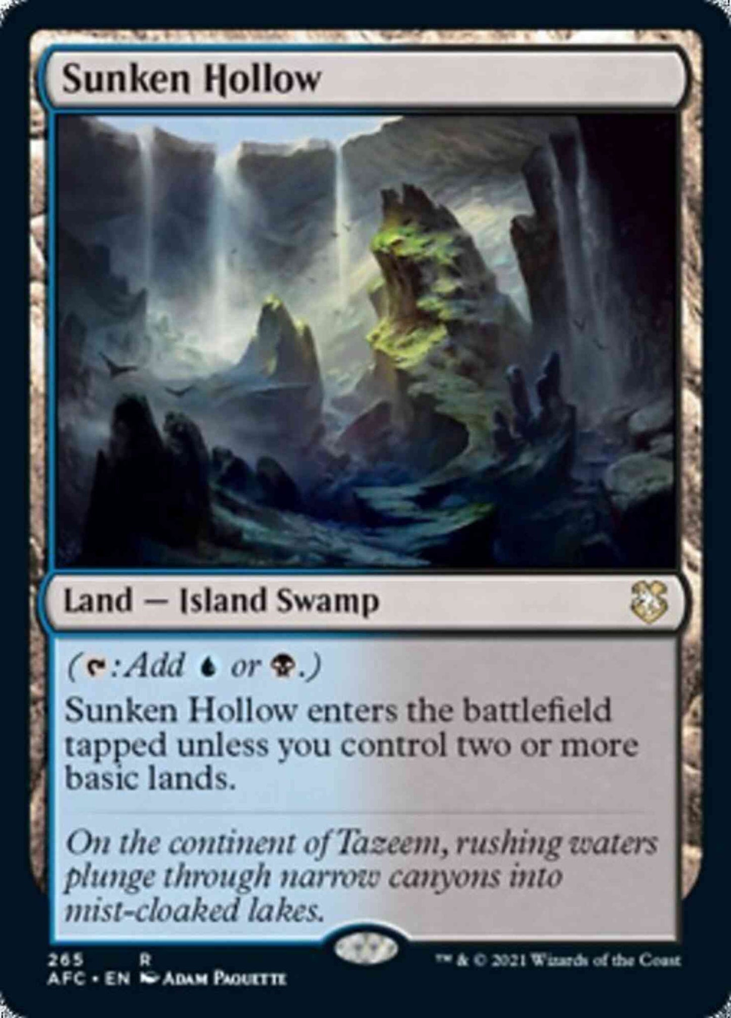 Sunken Hollow [265] [Adventures in the Forgotten Realms Commander] [Non-Foil]