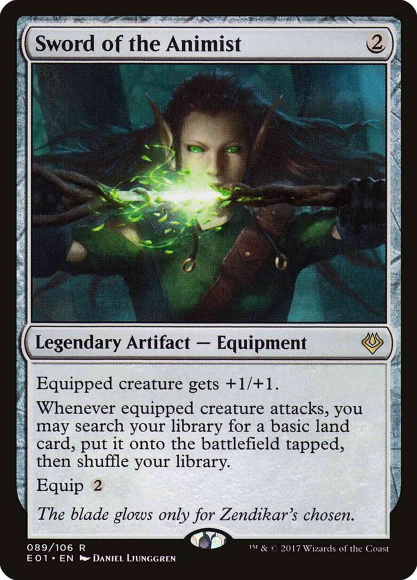 Sword of the Animist [89] [Archenemy: Nicol Bolas] [Non-Foil]