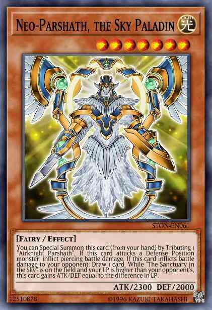 Neo-Parshath, the Sky Paladin - SR05-EN004 - Common - 1st Edition