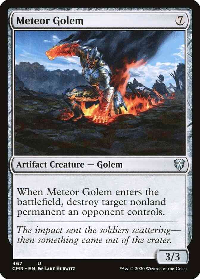 Meteor Golem [467] [Commander Legends] [Non-Foil]