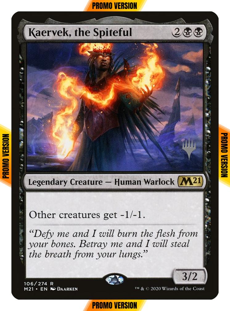Kaervek, the Spiteful [Promo Pack] [106p] [Core Set 2021 Promos] [Non-Foil]