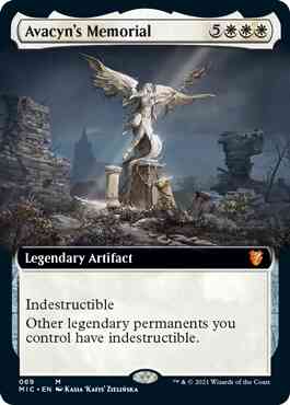 Avacyn's Memorial [69] [Extended Art] [Innistrad: Midnight Hunt: Commander] [Non-Foil]