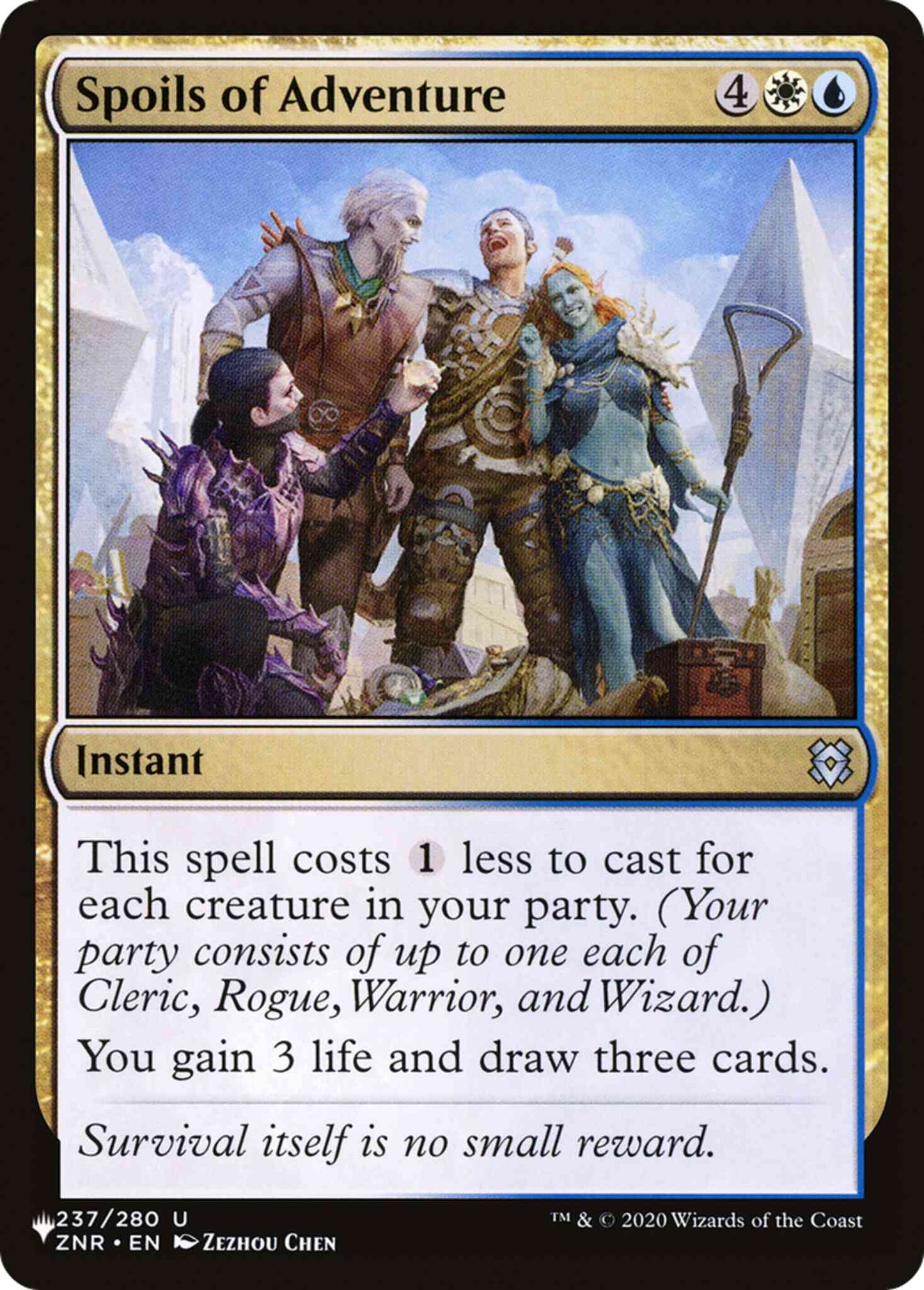 Spoils of Adventure [ZNR-237] [The List] [Non-Foil]