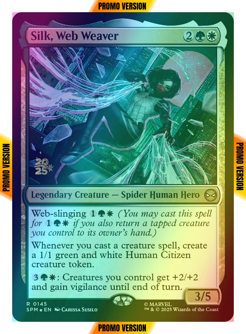 Silk, Web Weaver [145s] [Marvel's Spider-Man: Promos] [Foil]