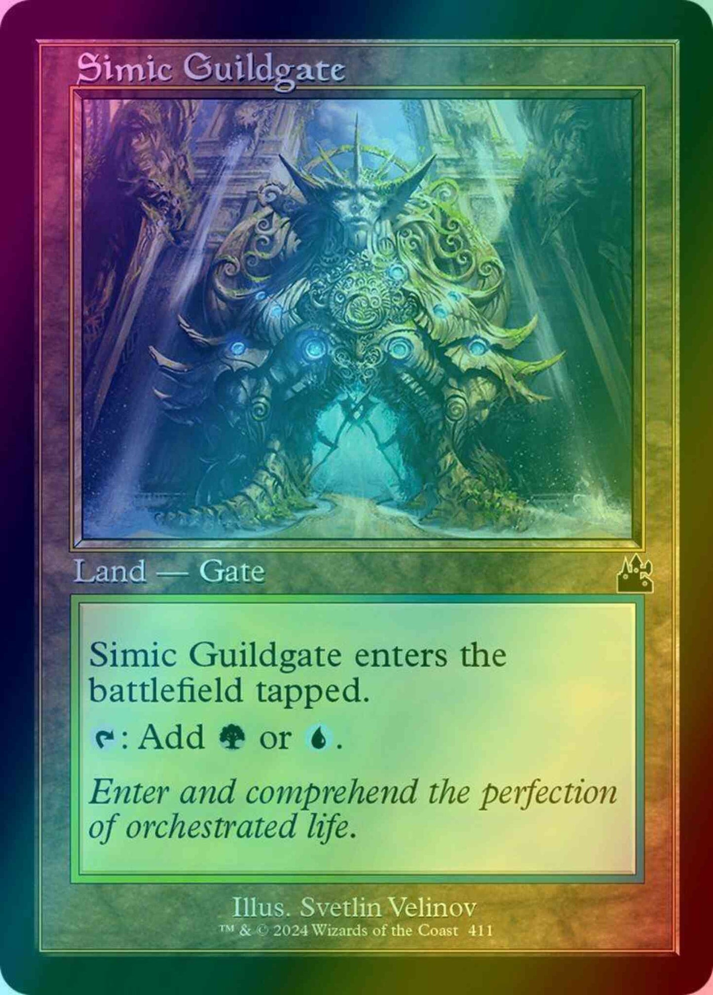 Simic Guildgate [411] [Retro Frame] [Ravnica Remastered] [Foil]