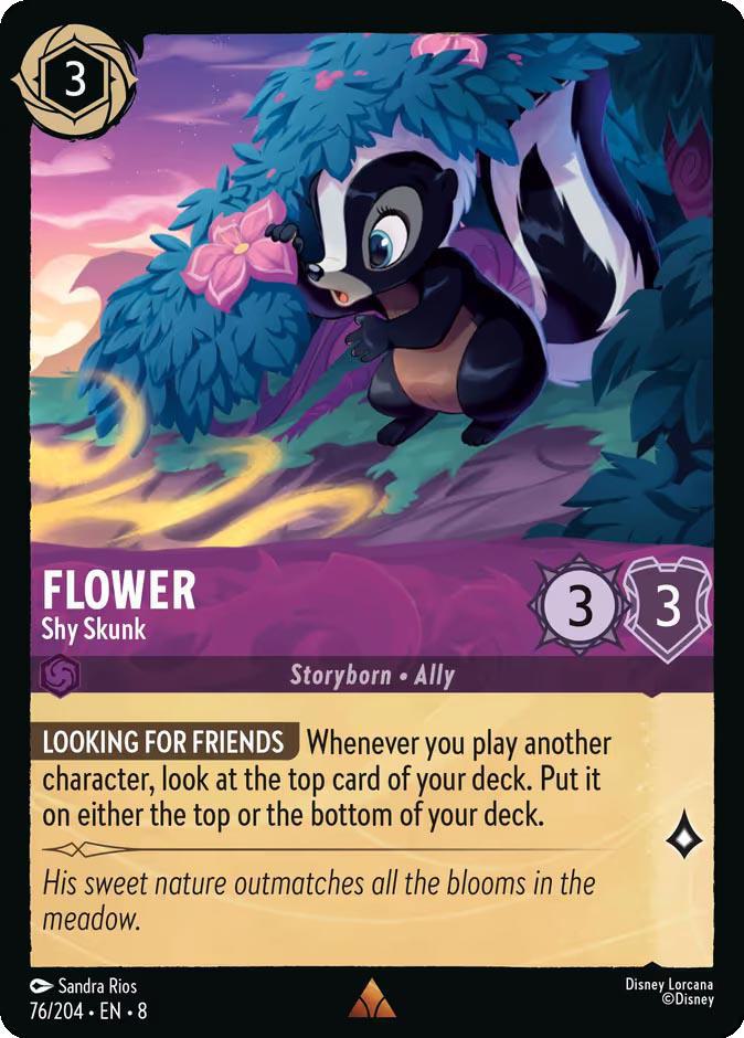 Flower - Shy Skunk - 76/204 [Reign of Jafar] [Non-Foil]