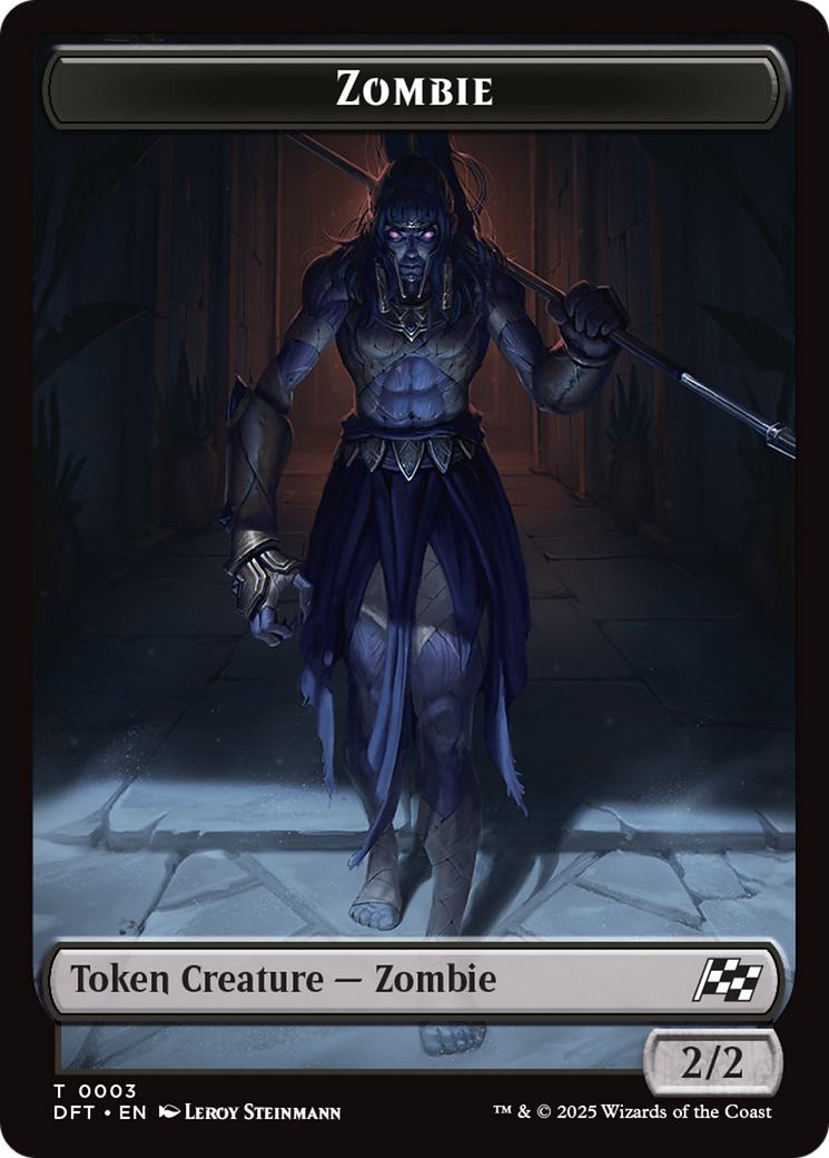 Elephant Token (06) // Zombie Token (03) [Aetherdrift: Tokens] [Non-Foil]