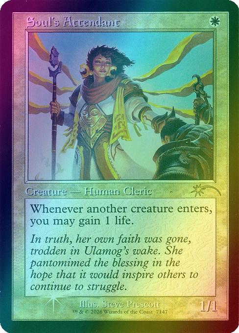 Soul's Attendant [7147] [Retro Frame] [Handsome Humans] [Secret Lair Drop] [Foil]