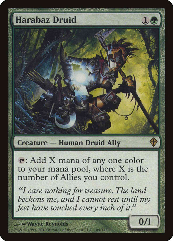 Harabaz Druid [105] [Worldwake] [Non-Foil]