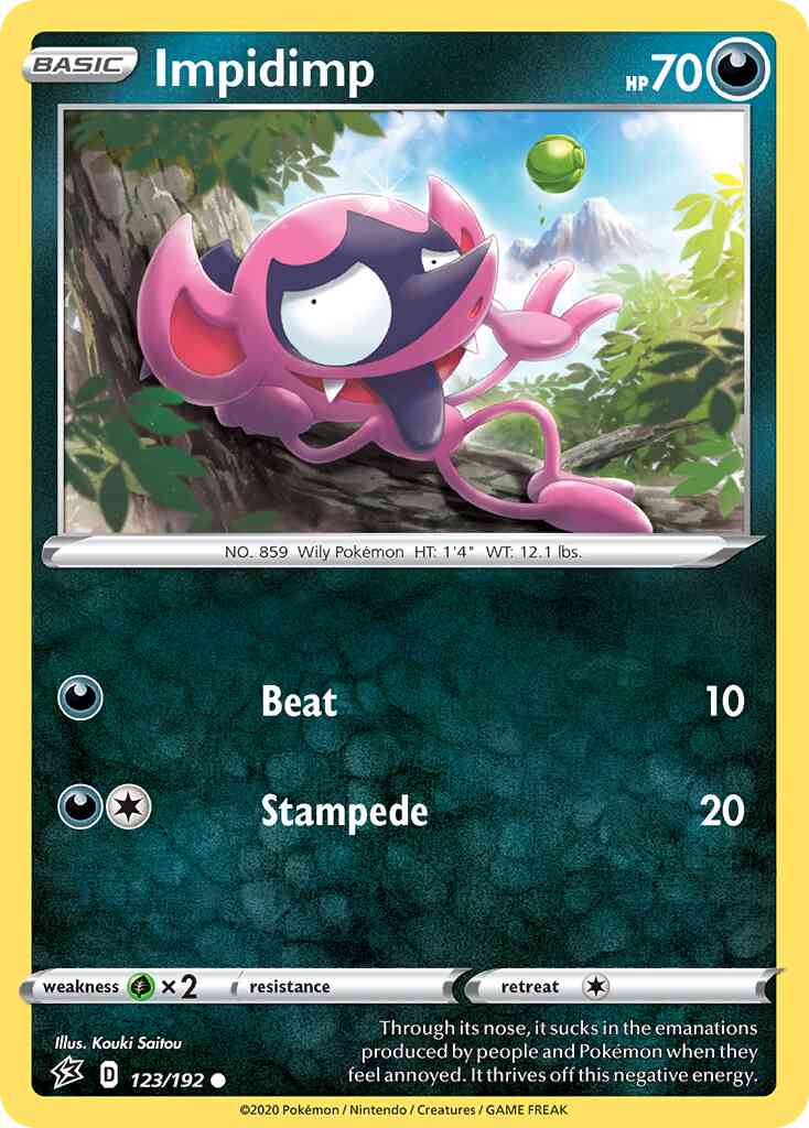 Impidimp - 123/192 - Common [swsh2-123] [Non-Holo]