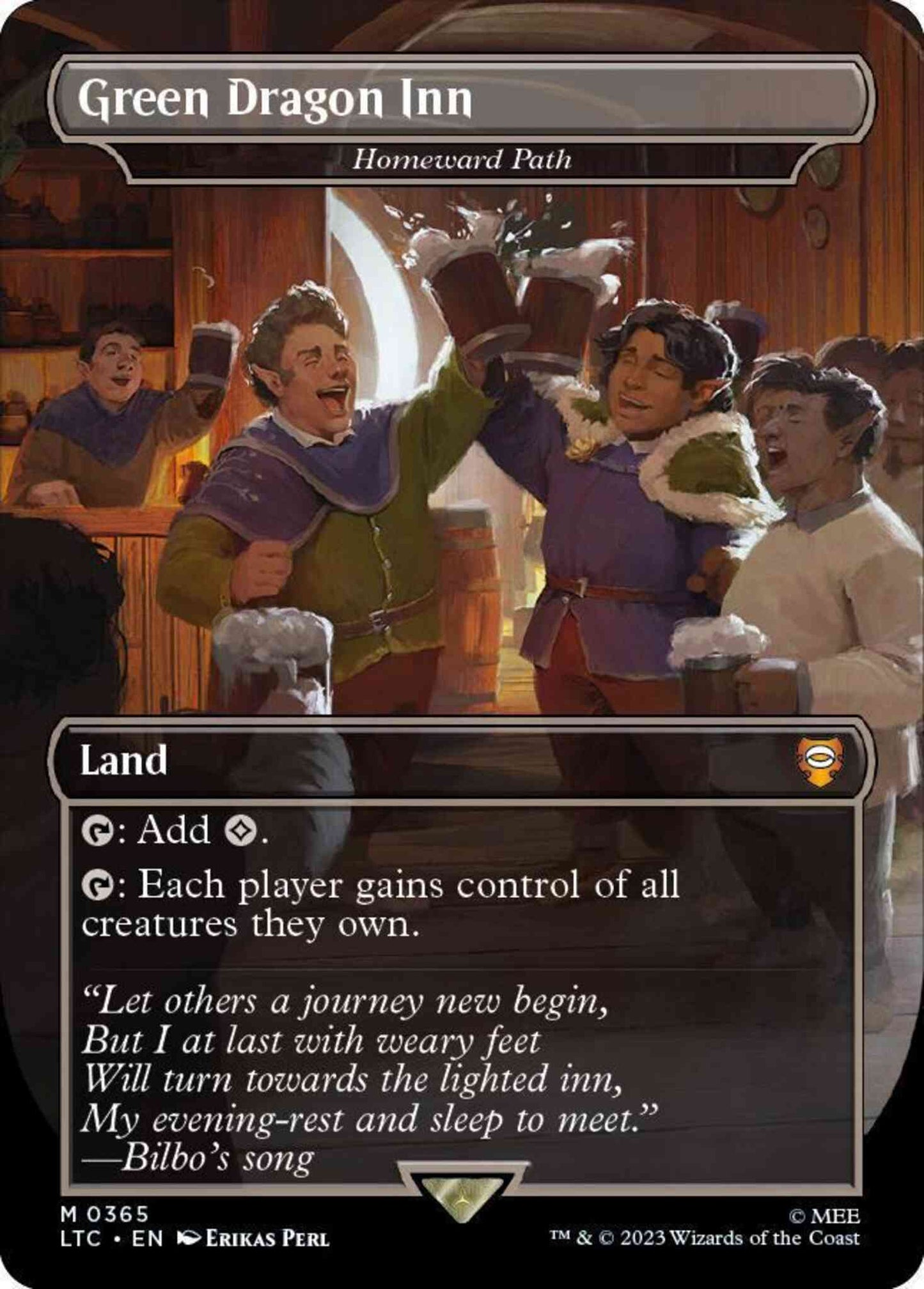 Green Dragon Inn - Homeward Path [365] [Borderless] [Realms and Relics] [The Lord of the Rings: Tales of Middle-earth: Commander] [Non-Foil]