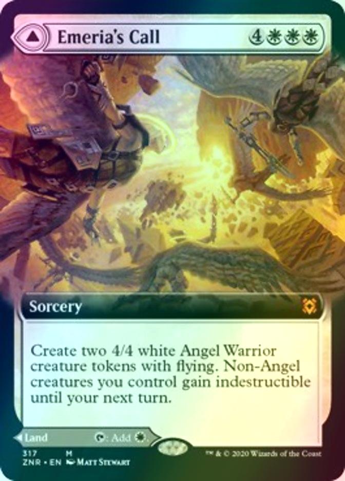 Emeria's Call // Emeria, Shattered Skyclave [317] [Extended Art] [Zendikar Rising] [Foil]