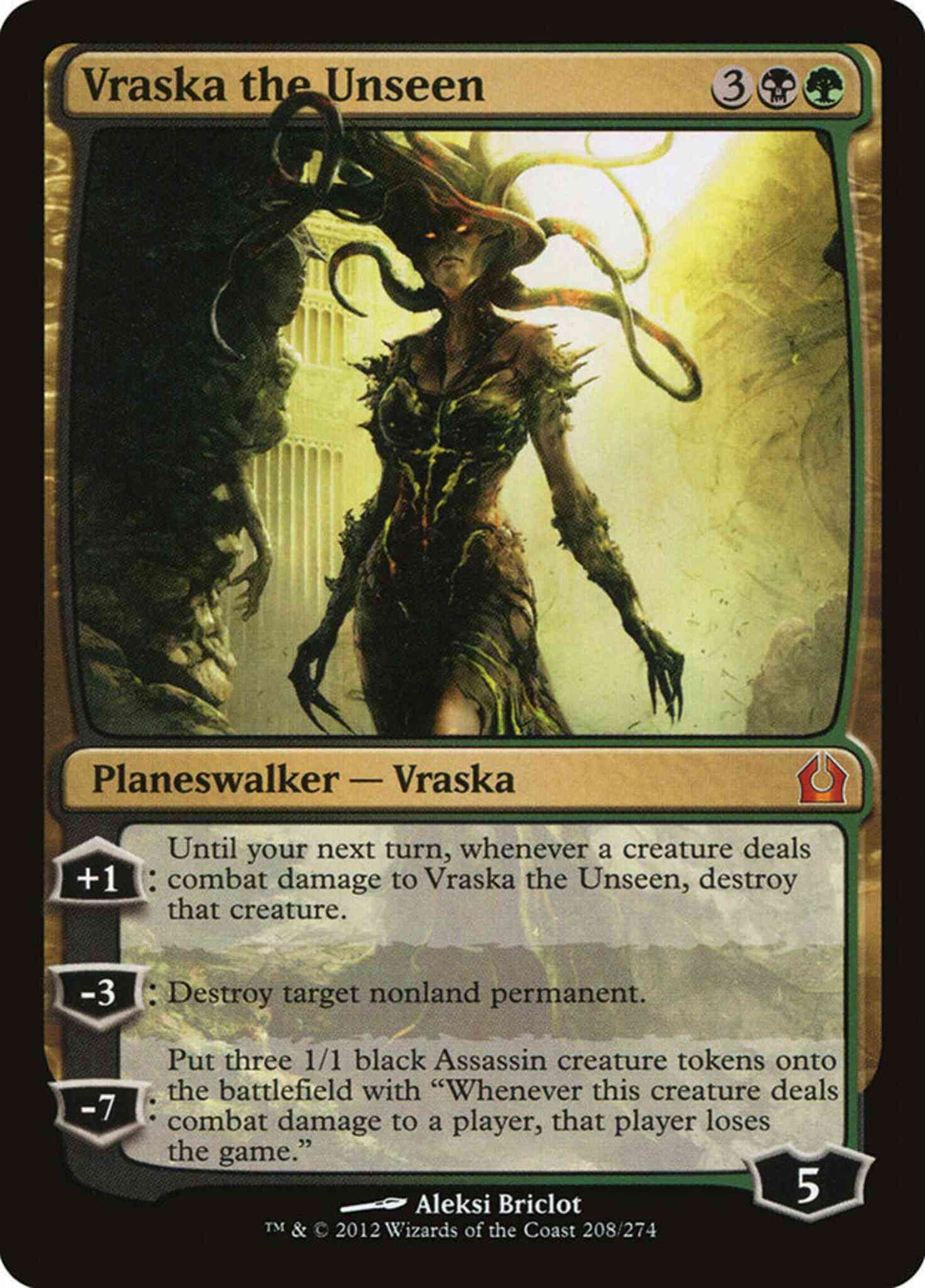 Vraska the Unseen [208] [Return To Ravnica] [Non-Foil]