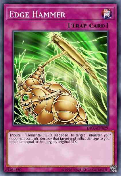 Edge Hammer - DP03-EN029 - Super Rare - Unlimited