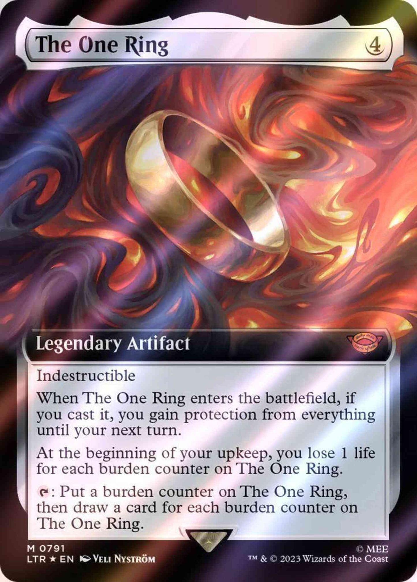 The One Ring [791] [Extended Art] [The Lord of the Rings: Tales of Middle-earth] [Surge Foil]