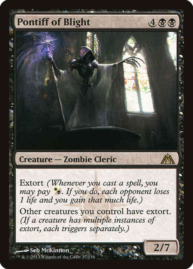 Pontiff of Blight [27] [Dragon's Maze] [Non-Foil]