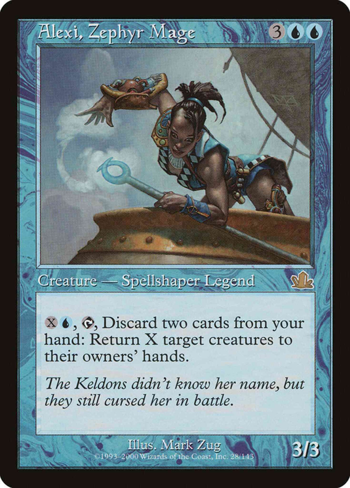 Alexi, Zephyr Mage [28] [Prophecy] [Non-Foil]