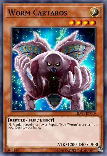 Worm Cartaros - HA01-EN019 - Super Rare - Unlimited