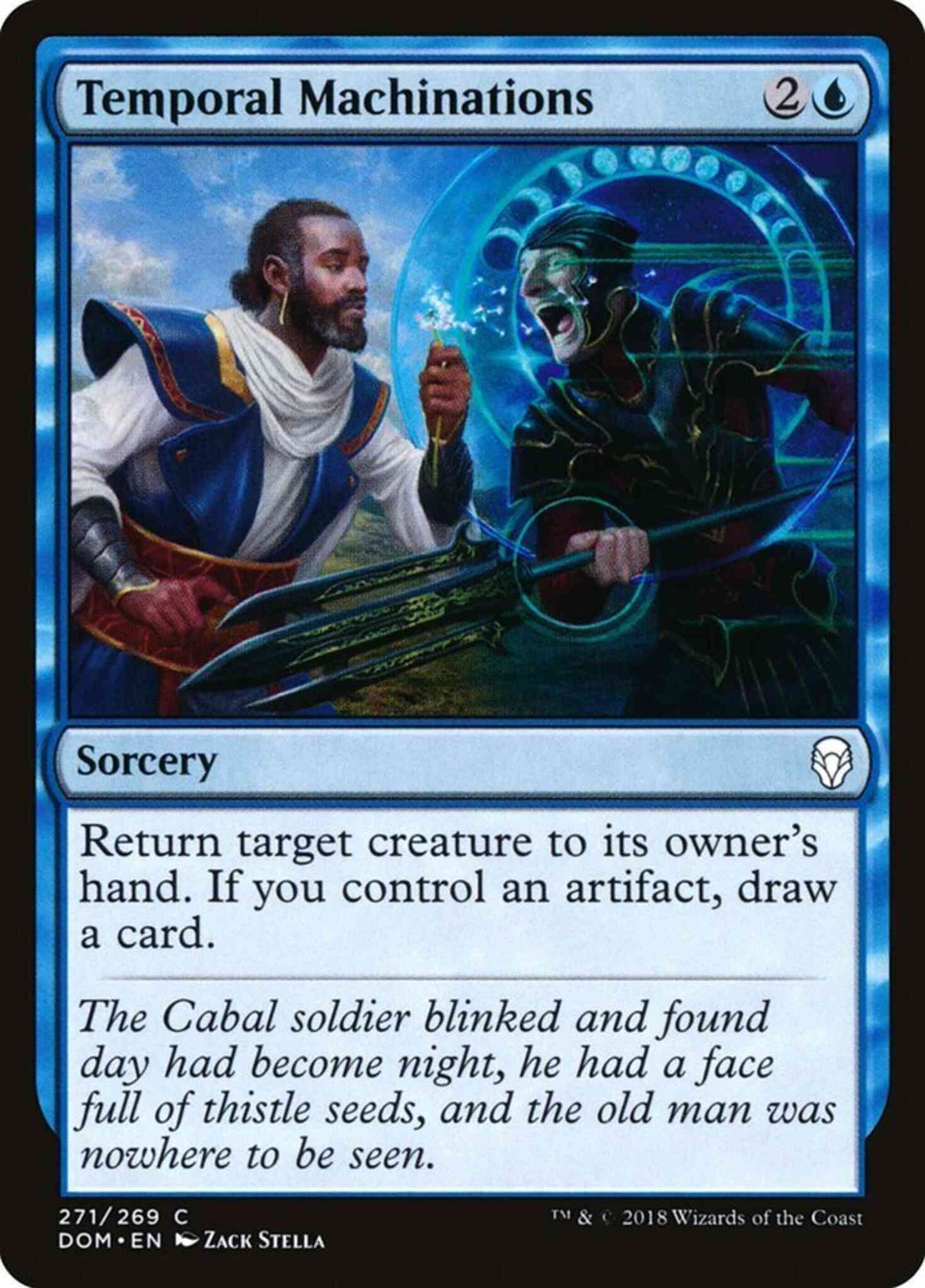 Temporal Machinations [271] [Planeswalker Deck Exclusive] [Dominaria] [Non-Foil]