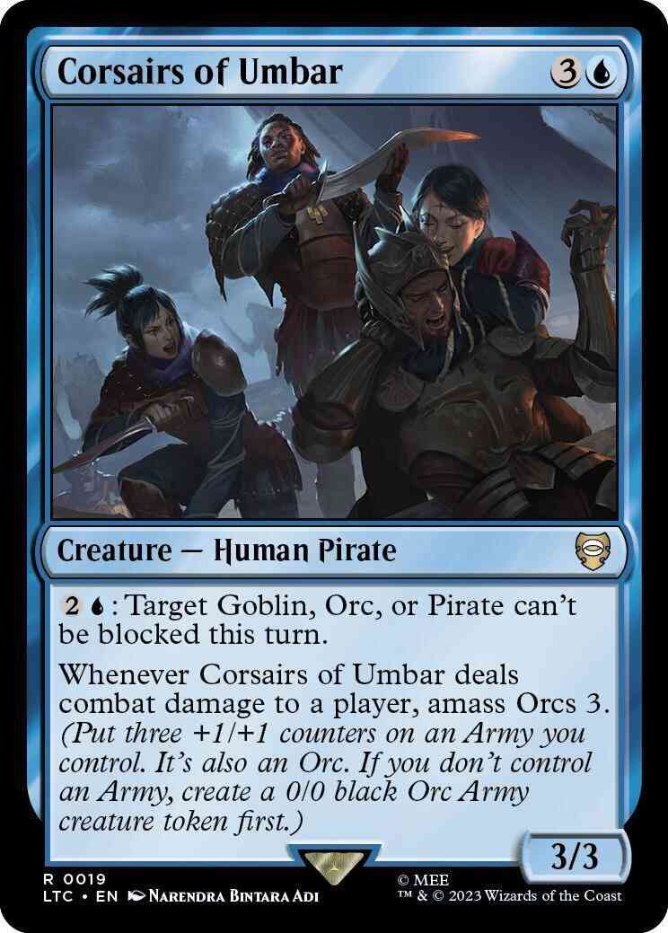 Corsairs of Umbar [19] [The Lord of the Rings: Tales of Middle-earth: Commander] [Non-Foil]