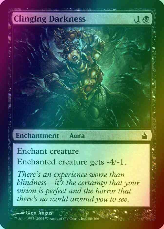 Clinging Darkness [80] [Ravnica City Of Guilds] [Foil]