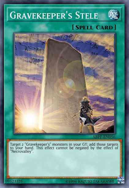 Gravekeeper's Stele - STP1-EN018 - Super Rare - Unlimited