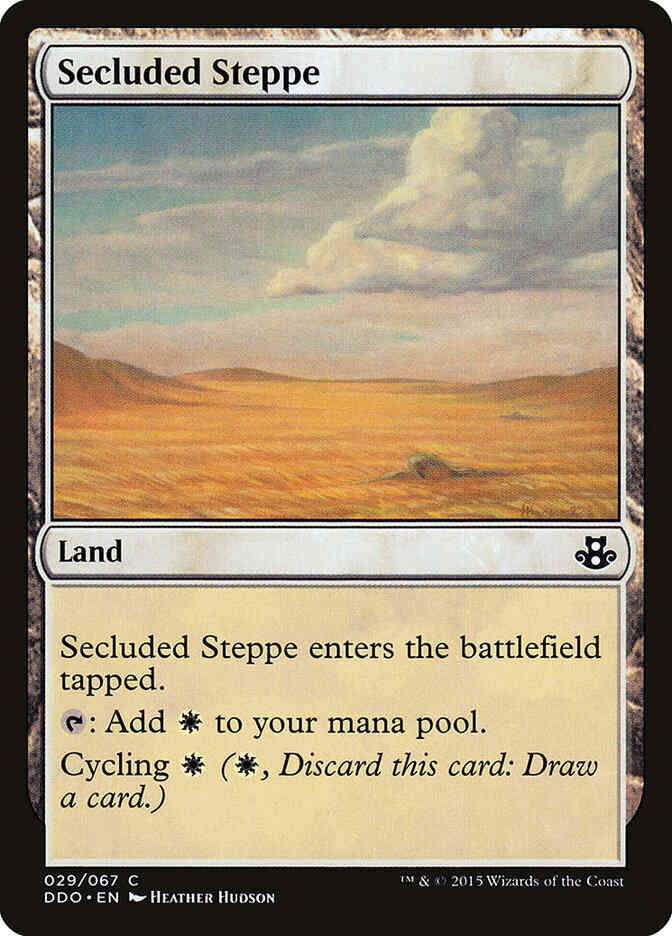 Secluded Steppe [29] [Duel Decks Elspeth vs Kiora] [Non-Foil]