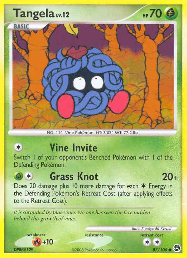 Tangela - 87/106 - Common [dp4-87] [Non-Holo]
