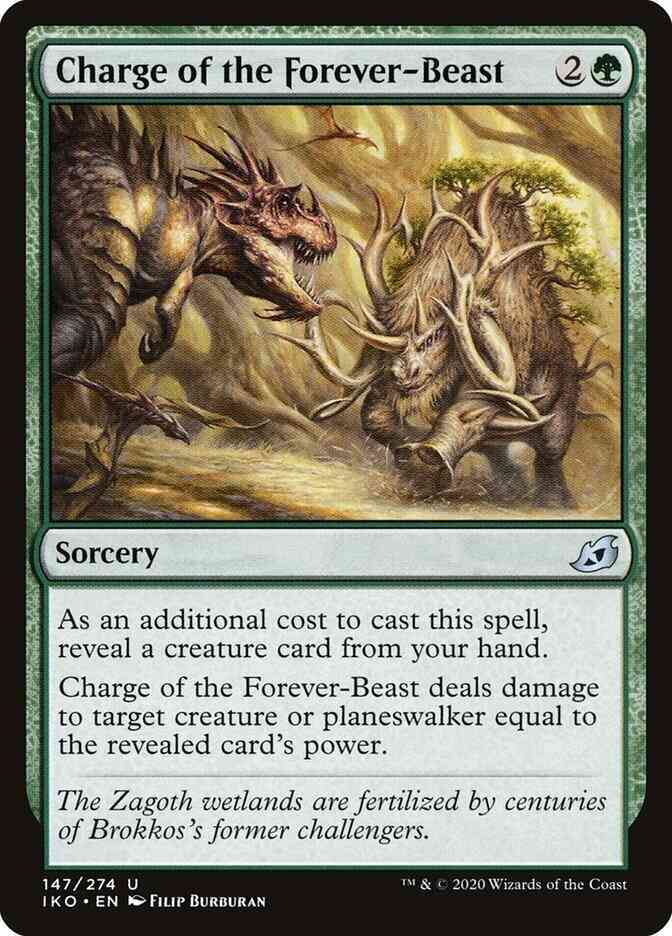 Charge of the Forever-Beast [147] [Ikoria: Lair of Behemoths] [Non-Foil]