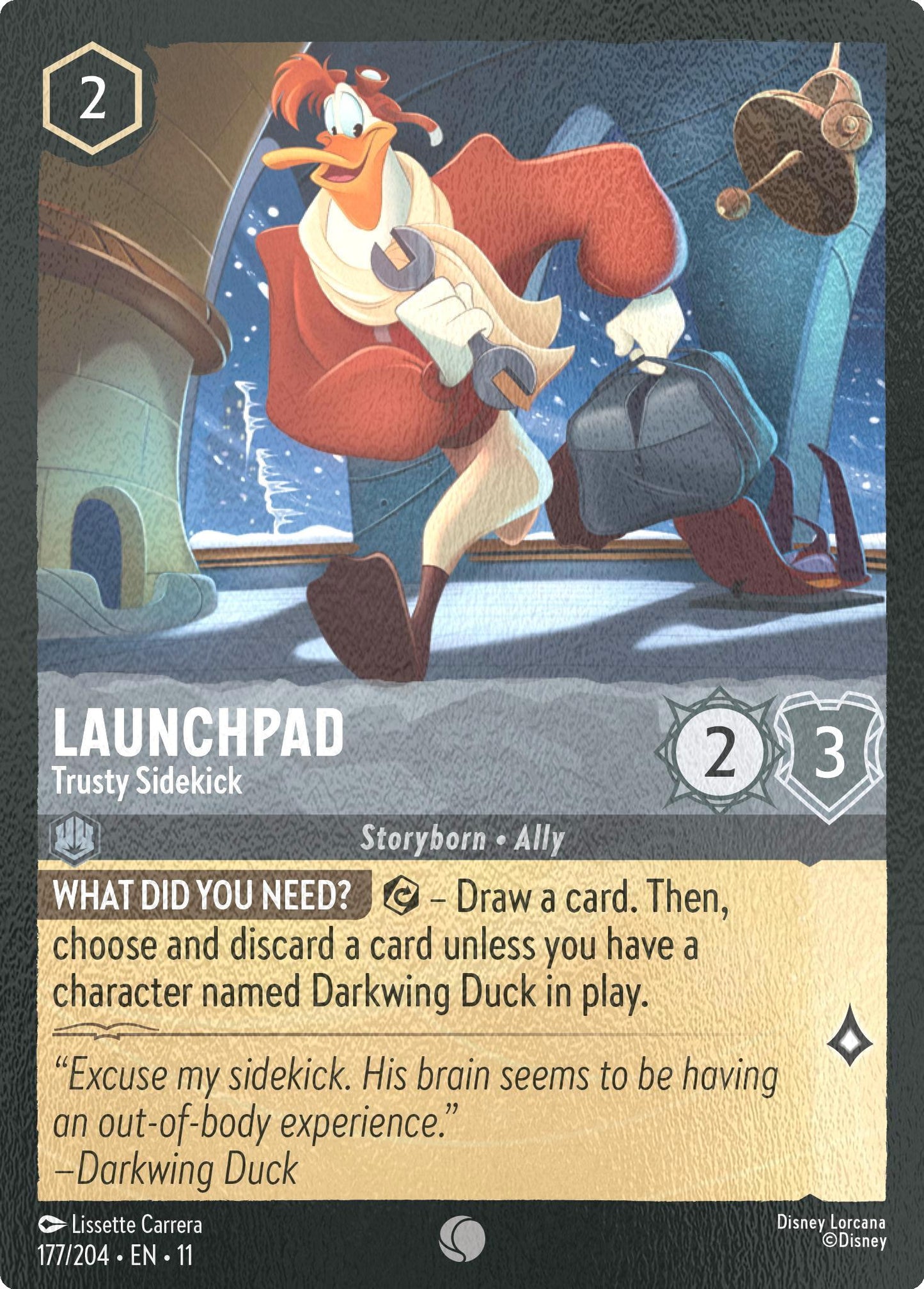 Launchpad - Trusty Sidekick - 177/204 [Winterspell] [Cold Foil]